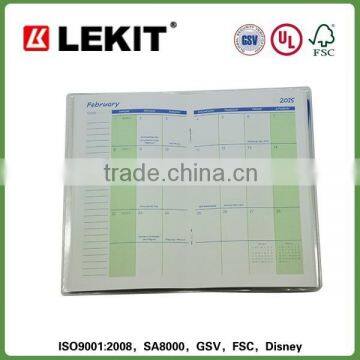 Clear Cover Offset Printing Day Planner