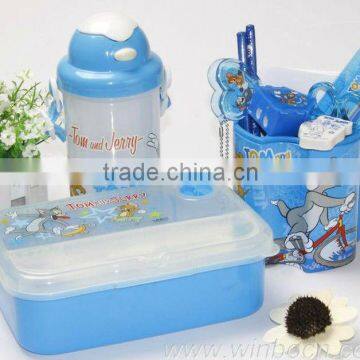 kids water bottle and lunch box set