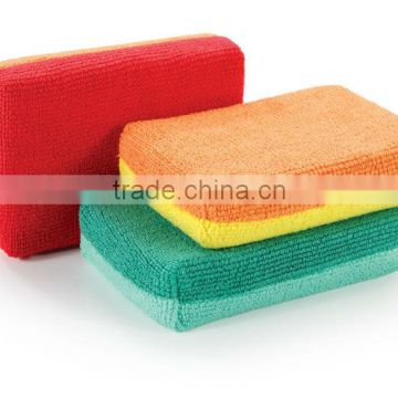 Microfibre soft dish cleaning sponge