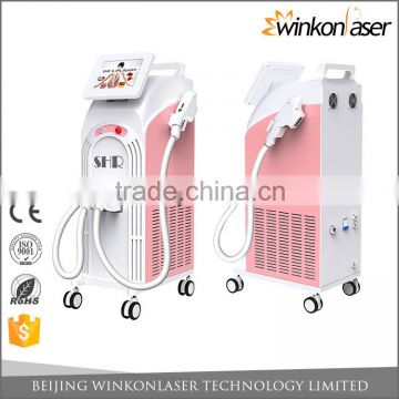 FDA approved 2 years warranty 3000W ABS ipl shr hair removal machine