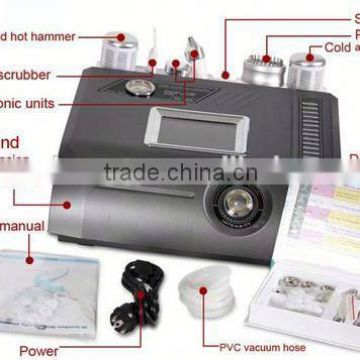 beauty equipment b2b N95 5IN1 diamond dermabrasion machine with ultrasound and skin scrubber