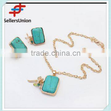 No.1 Yiwu & Ningbo Exporting Commission Agent Wanted Unique Design Chain Fancy Custome Necklace Sets Jewelry Set photo-2