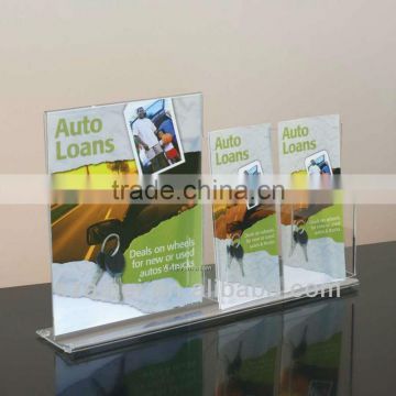 Customized acrylic countertop leaflets Display rack