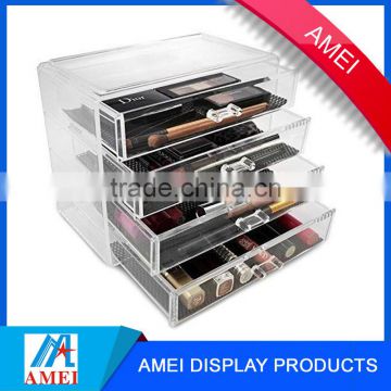 hot sale 3-Drawer acrylic / plexiglass Jewelry display drawer box