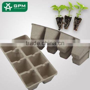 disposable paper pulp small plant pot