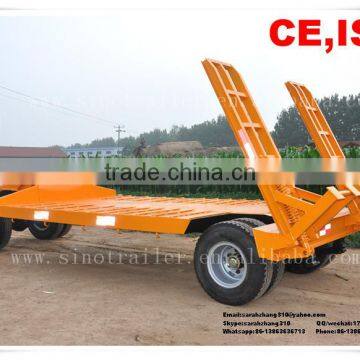 Extendable Low Bed Truck Excavator Trailer