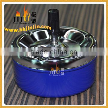 JL-019S Yiwu Unique Cool Antique Metal Ashtray Outdoor