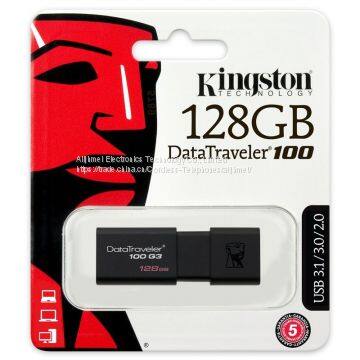 Kingston 16GB 32GB 64GB 128GB DT 100 USB3.0 Flash Pen Drive Memory Stick Key