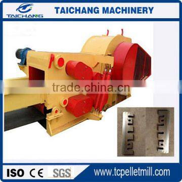 Industrial electric drum wood chipper for sale