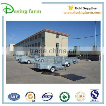 8x5 galvanized cage box trailer