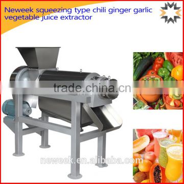 Neweek squeezing type chili ginger garlic vegetable juice extractor