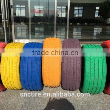 colored car tires