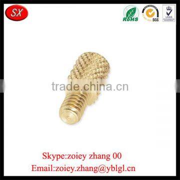 CNC Parts Knurled Threaded Brass Inserts For Fastener Parts photo-3
