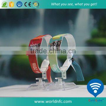 Good Price Custom NTAG203/213 Woven RFID Bracelet for Events