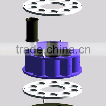 GZ-3 3m3/h Dry Mix Concrete Gunite Shotcrete Spraying Machine for Swimming Pool Pond photo-5