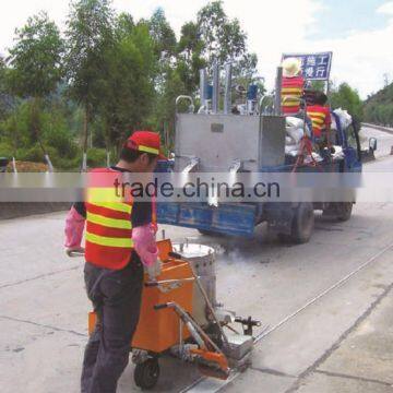 Traffic Paint Pavement Line Road Hand-push Road Marking Paint Machine for Sale photo-3