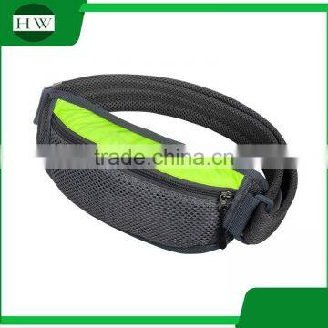 custom logo printed wholesale nylon ventilation cell mobile phone led gym sports running belt waist pack bag