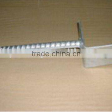 galvanized L-TYPE post anchor