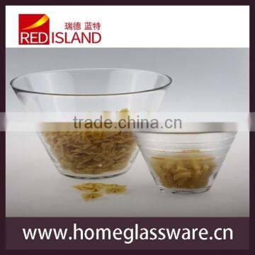 11 inch Centrifuge glass fruit salad bowl