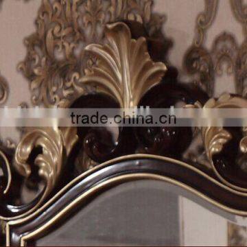 High Quality Dessing Table and Chair, Exquisite Wood Carving Dresser With Mirror, Bedroom Furniture Dressing Table (BF01-ML034) photo-3