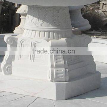 Large Outdoor Stone Fountain With Lady Statue photo-3
