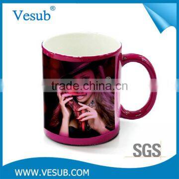 Factory Promotional Custom Novelty Products Cheap Wholesale Porcelain Color Changing Mug