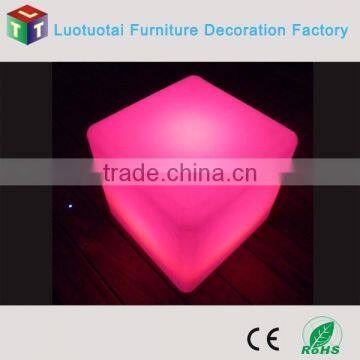 Glowing Simple Design Illuminated Popular Decorative Led Cube Chair photo-3