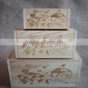 High Quality New Design Handmade Customized Unfinished Wooden Essential Oil Bottle Box With Empressed Logo photo-4