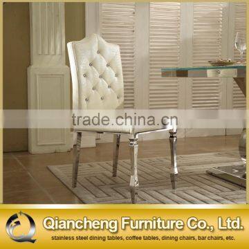 Modern Appearance Stitching PU Back Dining Chair photo-2