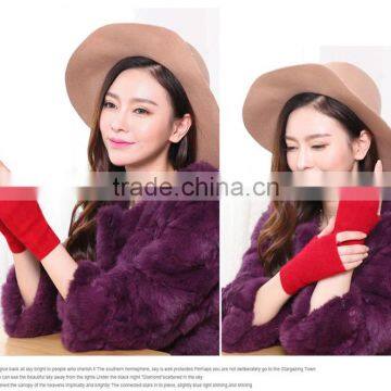 Cashmere Autumn Winter Gloves Have Finger Korean Mittens photo-4