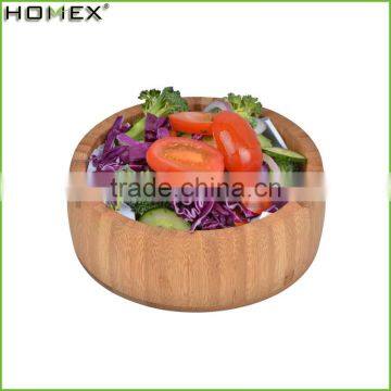 High Quality Round Vegetable Bamboo Bowl/Fruit Salad Bowl/Homex_Factory