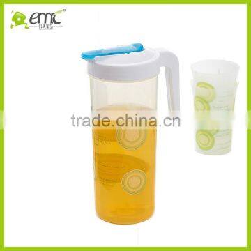 High Quality PP Water Jug Sets Plastic Cold Kettle Juice Bottle Tea Bottle With Cups photo-2