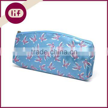 Chic Plastic Pencil Case With Butterfly, Novelty Pencil Bag, Candy Color Pencil Bag With Butterfly Printing photo-2