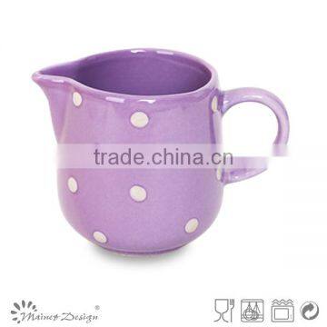 top selling ceramic dots sugar and creamer