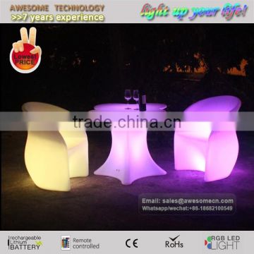 glow illuminated furniture chairs and tables led light (TP117)