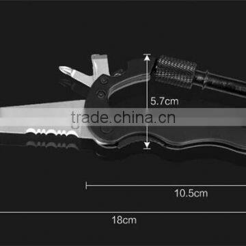 Portable Stainless Steel Aluminium Multifunction Carabiner Knife photo-4