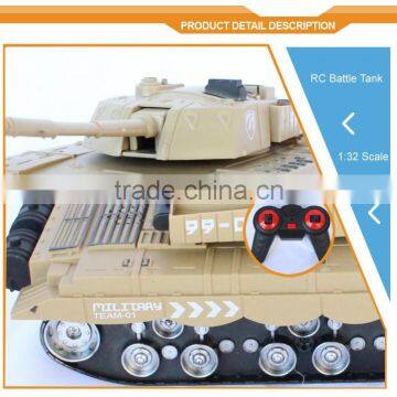 Toys Best Selling1:32 4CH Simulation Model RC War Best Tank photo-2