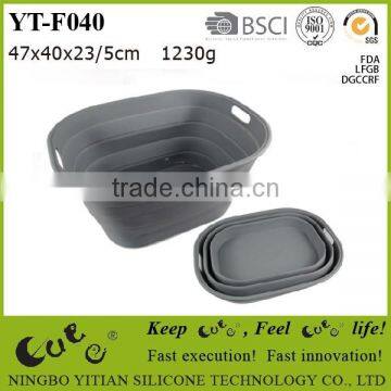 food grade silicone collapsible basin