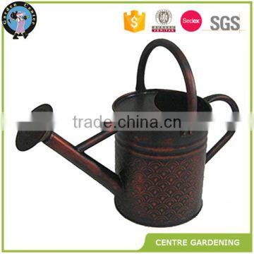 Antique Brass and Bright Brass Home and Garden Decorative Metal Flower Watering Can for Sale