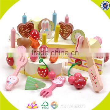 Wholesale Baby Wooden Cutting Cake Toy, Elegant Style Kids Wooden Cutting Cake Toy, Colorful Wooden Cutting Cake Toy W10B103 photo-2