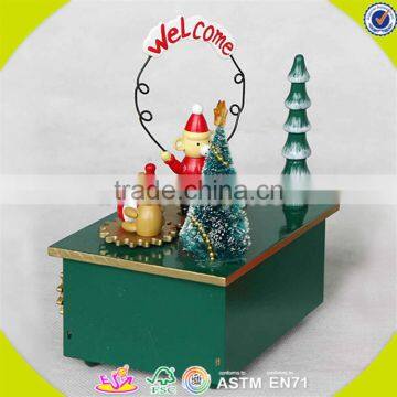 wholesale baby wooden happy birthday music box fashion kids wooden happy birthday music box W07B018A