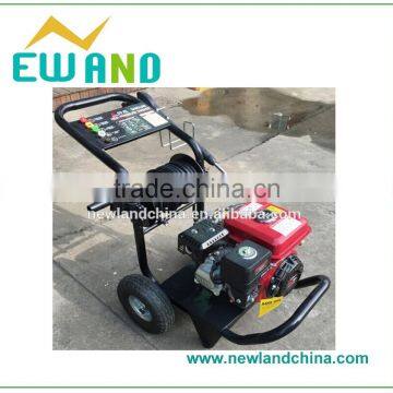 gasoline portable high pressure washer pump with reel