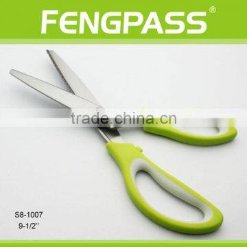 S8-1007 23.6CM 2Cr13 Stainless Steel Blade With PP+TPR Plastic Comfortable Handle Tailoring Scissors photo-2