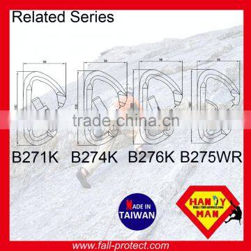 23KN For Rescue Bent Gate Rock Climbing Carabiner Made Of Aluminum photo-6