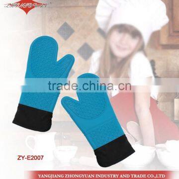 heat-resistant non-stick silicon gloves for cooking