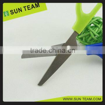 SC032 4-1/4" Professional Stainless Steel Two Color PP Handle Office Scissor photo-3