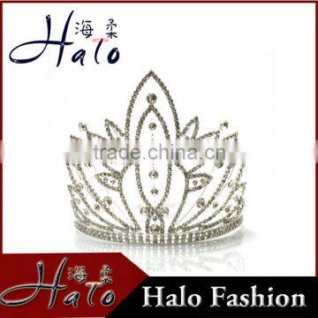 Women Pageant Jewelry Big Rhinestone Fashion Crown Tiaras