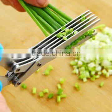 FDA Certification Chopped Green Onion Stainless Steel Meat Cutting Scissors photo-4
