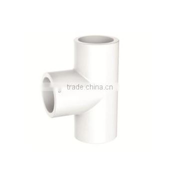 HIGH QUANLITY EQUAL TEE OF PVC GB STANDARD PIPES & FITTINGS FOR WATER SUPPLY