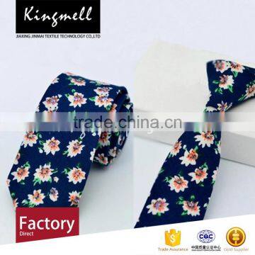 Custom 2017 Fashionable Digital Printing Floral Cotton Male Neckties photo-4